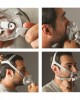 Philips Respironics Amara View Στοματορινική Μάσκα CPAP με Κεφαλοδέτη