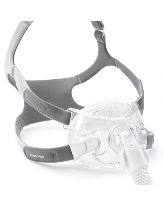 Philips Respironics Amara View Στοματορινική Μάσκα CPAP με Κεφαλοδέτη