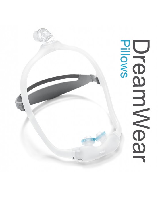 Philips Respironics DreamWear Gel FitPack Ρινικα Μυτάκια Μάσκα CPAP με Κεφαλοδέτη