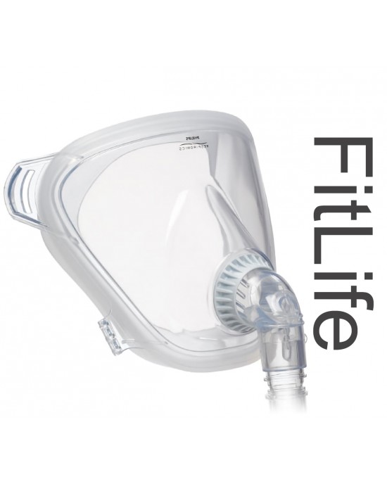 Philips Respironics FitLife Ολοπρόσωπη Μάσκα CPAP με Κεφαλοδέτη