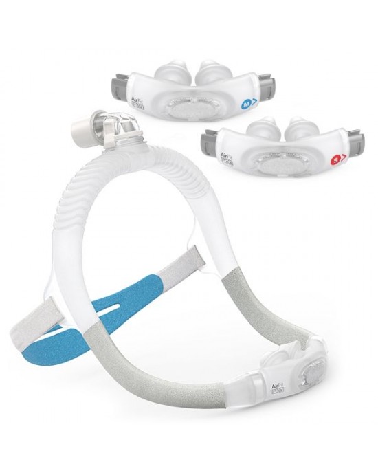 ResMed AirFit™ P30i Ρινικά Μυτάκια Μάσκα CPAP με Κεφαλοδέτη (Starter Pack)