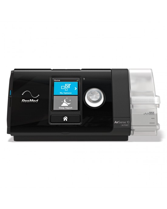 RESMED AIRSENSE™ 10 AUTOSET™ ΑΥΤΟΜΑΤΗ ΣΥΣΚΕΥΗ CPAP ΜΕ ΘΕΡΜΑΙΝΟΜΕΝΟ ΥΓΡΑΝΤΗΡΑ HUMIDAIR™