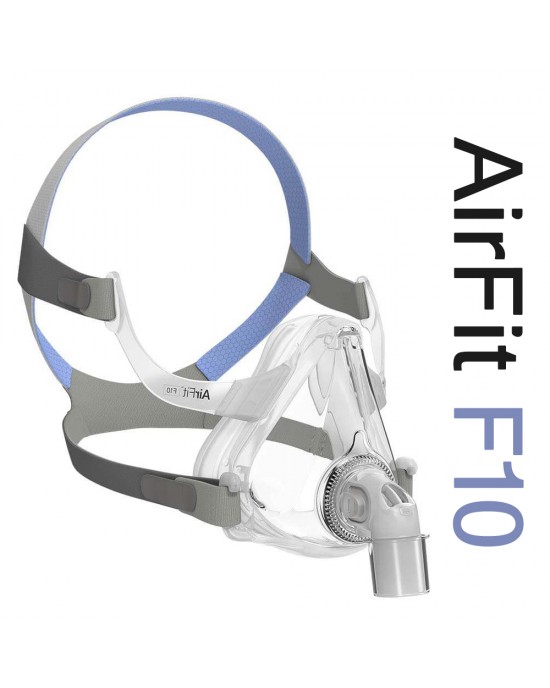 ResMed AirFit™ F10 Στοματορινική Μάσκα CPAP με Κεφαλοδέτη (Εξαντλημένο)