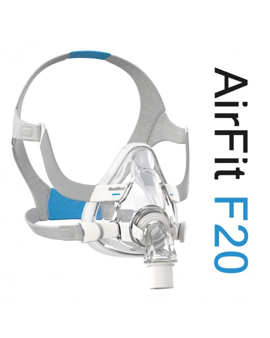 ResMed AirFit™ F20 Στοματορινική Μάσκα CPAP με Κεφαλοδέτη