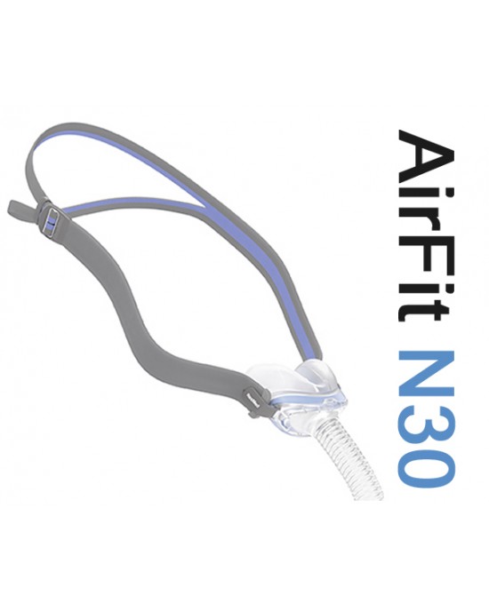 ResMed AirFit™ N30 Ρινική Μάσκα CPAP με Κεφαλοδέτη