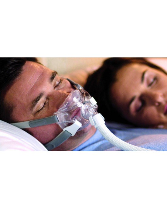 Philips Respironics Amara View Στοματορινική Μάσκα CPAP με Κεφαλοδέτη