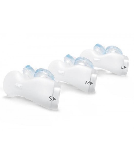 Philips Respironics DreamWear Gel FitPack Ρινικα Μυτάκια Μάσκα CPAP με Κεφαλοδέτη