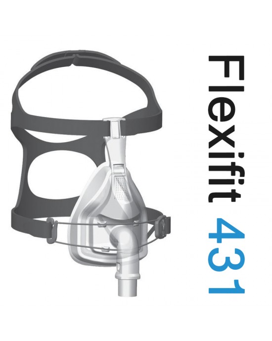 Fisher & Paykel FlexiFit 431 FitPack Στοματορινική Μάσκα CPAP με Κεφαλοδέτη