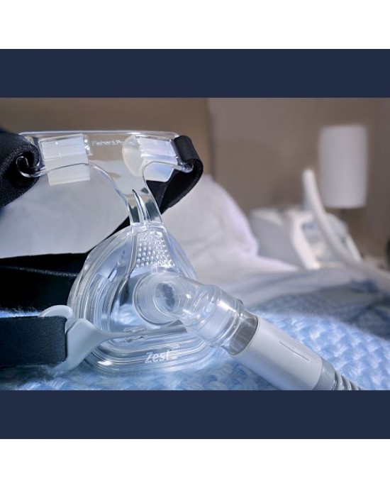 Fisher & Paykel Zest Premium Ρινική Μάσκα CPAP με Κεφαλοδέτη